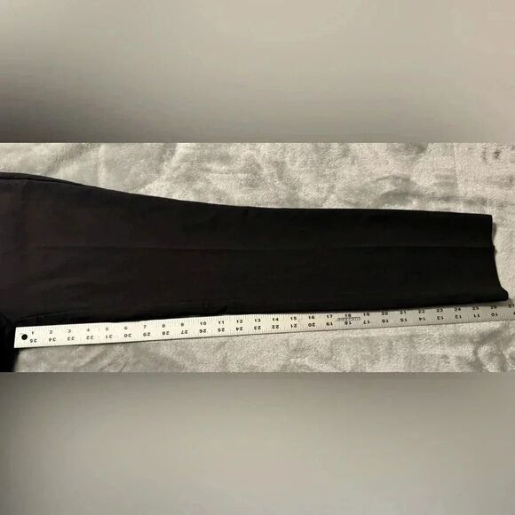 Zara Straight Leg Pants | Black | Extra Small | Stretchy | Elastic Band - Picture 8 of 10